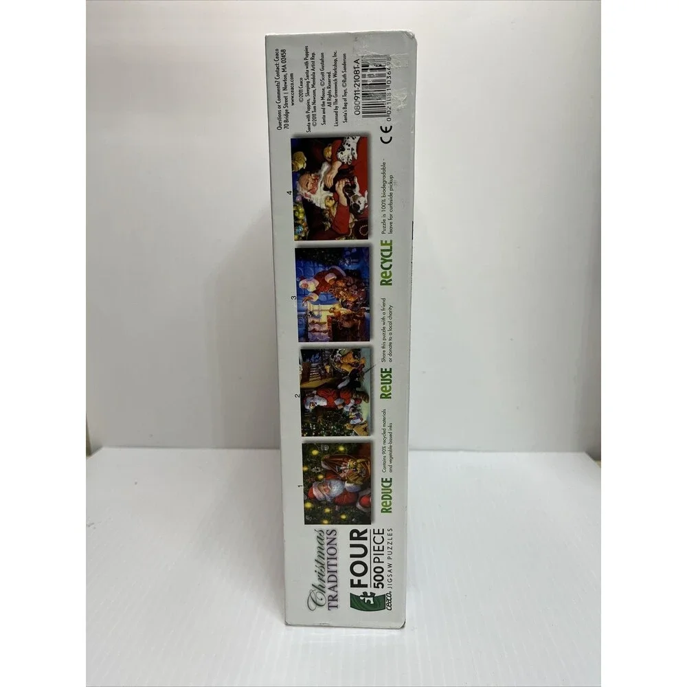 Christmas Traditions (4) 500 Piece Puzzle in One Box - Each 18